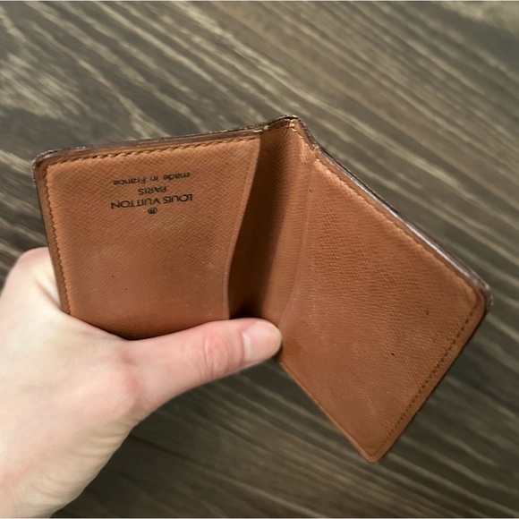 Authentic Vintage Louis Vuitton Unisex Monogram Canvas Pocket Organizer Wallet - Picture 9 of 15